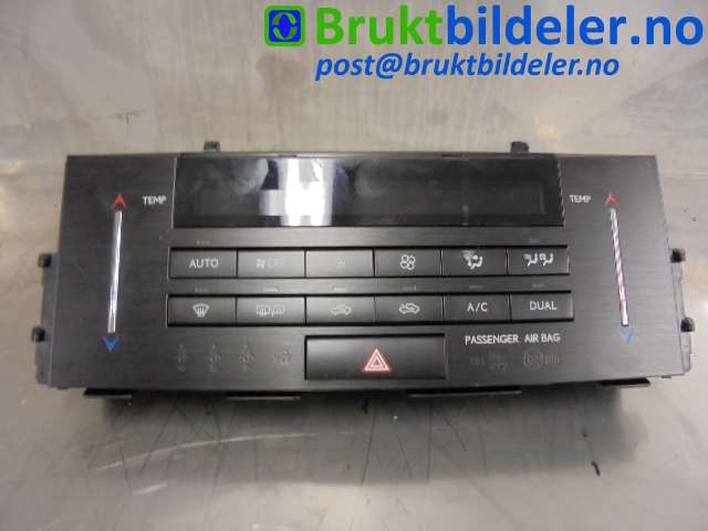 Varmeapparat betjening til Lexus IS, 2013-2020 (Type III) (XE30) (XE30) (LEXUS|55900-53380)