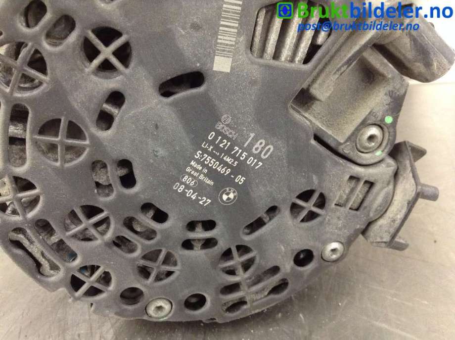 Dynamo til BMW 3-Serie 2005-2011 (E90/E91/E92/E93) (E90/E91/E92/E93) (BMW|12 31 7 550 469|0 121 715 017|)