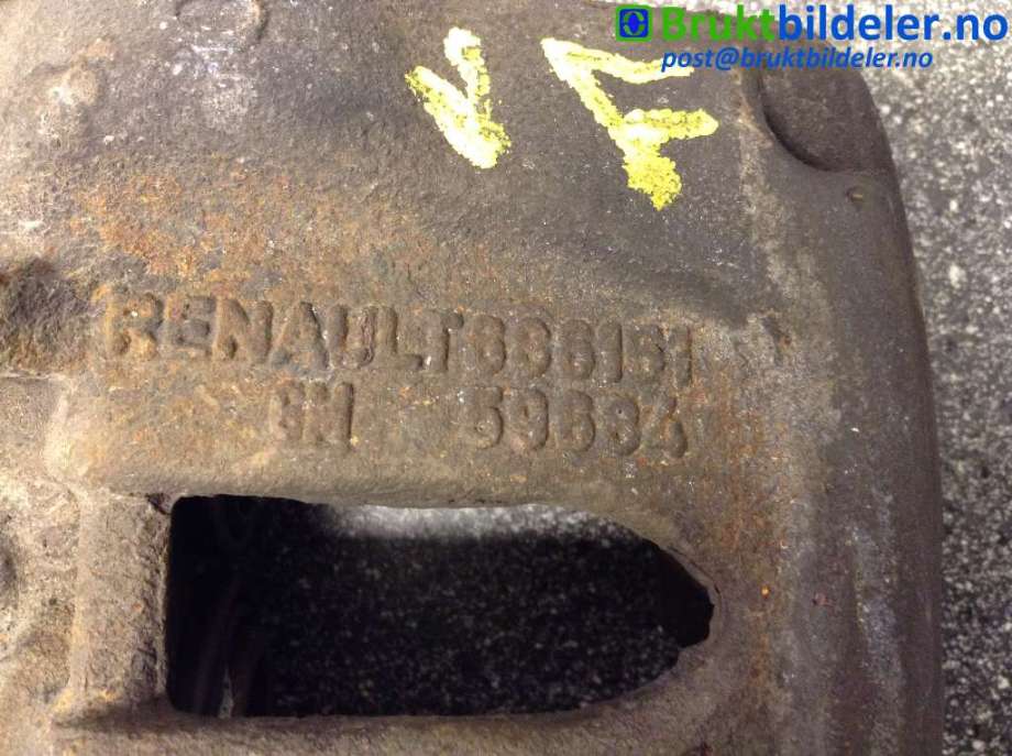 Bremsecaliper venstre foran til Opel Vivaro A 2006-2014  (OPEL|59684||686151)