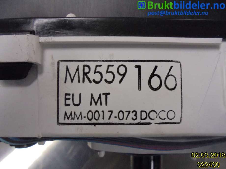 Instrumentpanel til Mitsubishi L200 1996-2006 (Type III)  (MITSUBISHI|MR559166|)