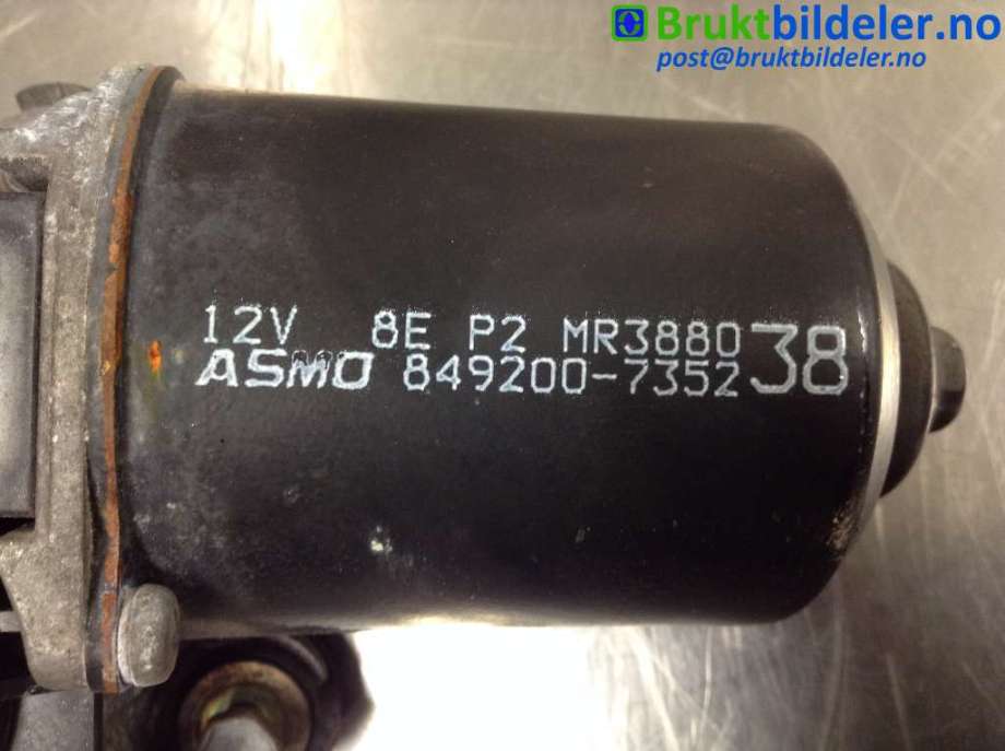 Viskermotor frontrute til Mitsubishi Pajero 2000-2006 (Type III)  (MITSUBISHI|MR388038|849200-7352|)
