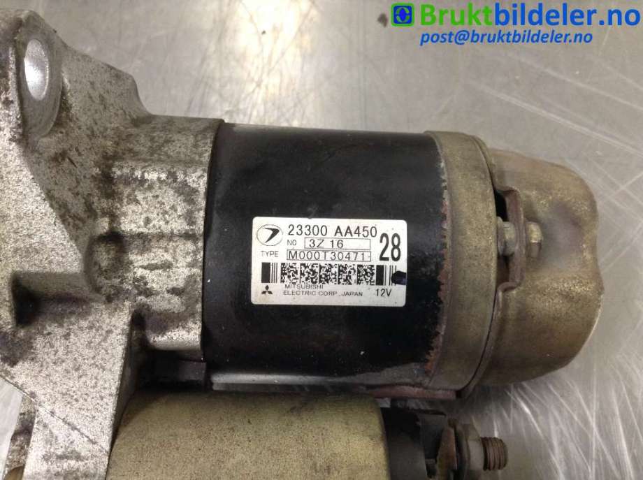 Starter til Subaru Forester 2002-2005 (Type II, Fase 1) (SUBARU|23300-AA450|M000T30471|)