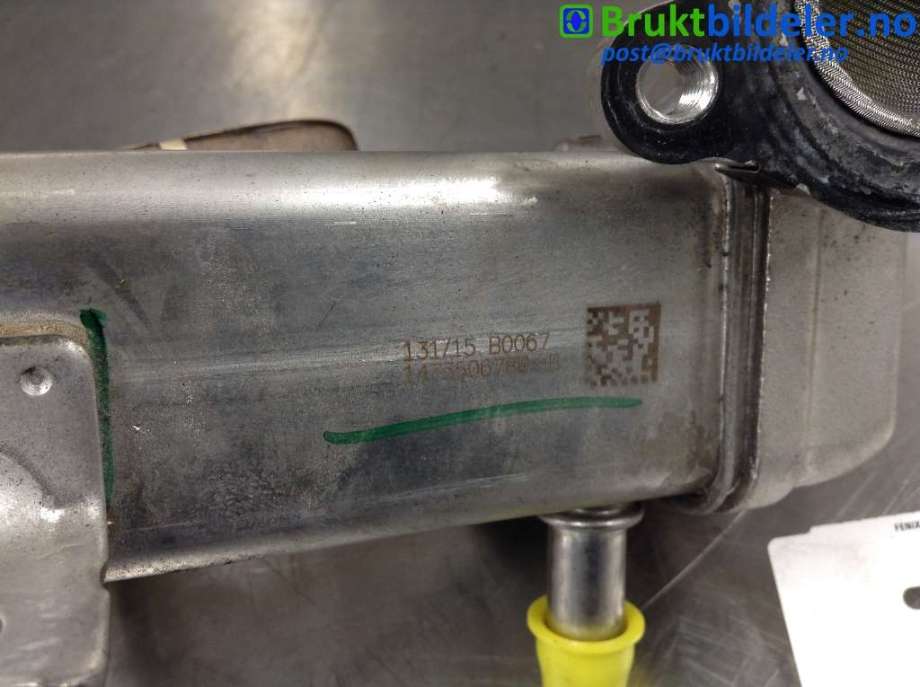 EGR-kjøler til Nissan Qashqai 2014-2021 (Type II) (NISSAN||147350678R--B)