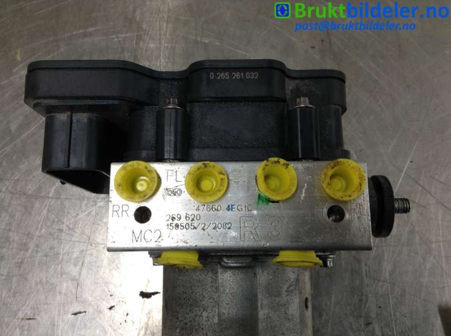 ABS sentral til Nissan Qashqai 2014-2021 (Type II)  (NISSAN|47660-4EG1C|0 265 261 032|)