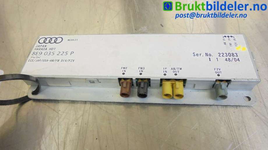 Styreenhet diverse til Audi A4, 2004-2008 (Type III) (B7) (B7) (AUDI|8E9 035 225)