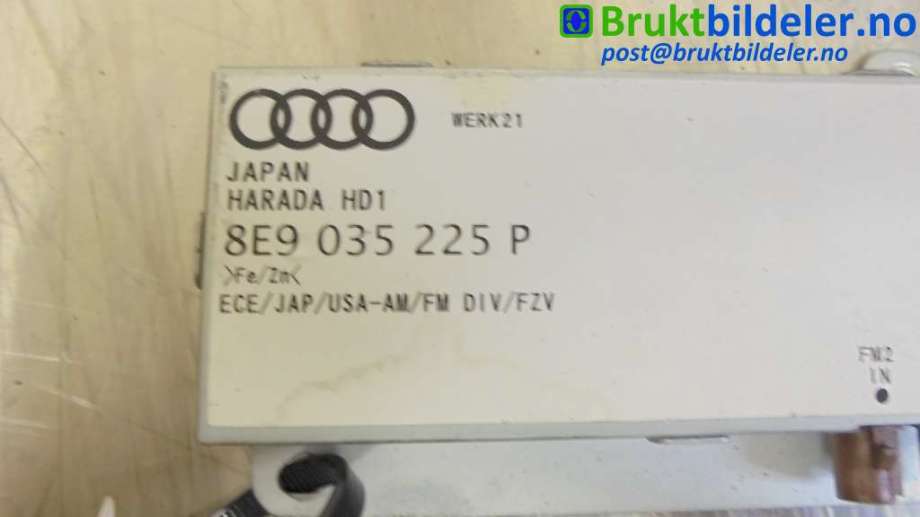 Styreenhet diverse til Audi A4 2004-2008 (Type III) (B7) (B7) (AUDI|8E9 035 225|)
