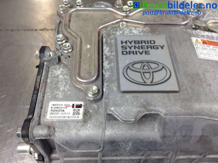 DCDC converter hybrid til Toyota Yaris 2012-2014 (Type III, Fase 1)  (TOYOTA|G9200-52010|)