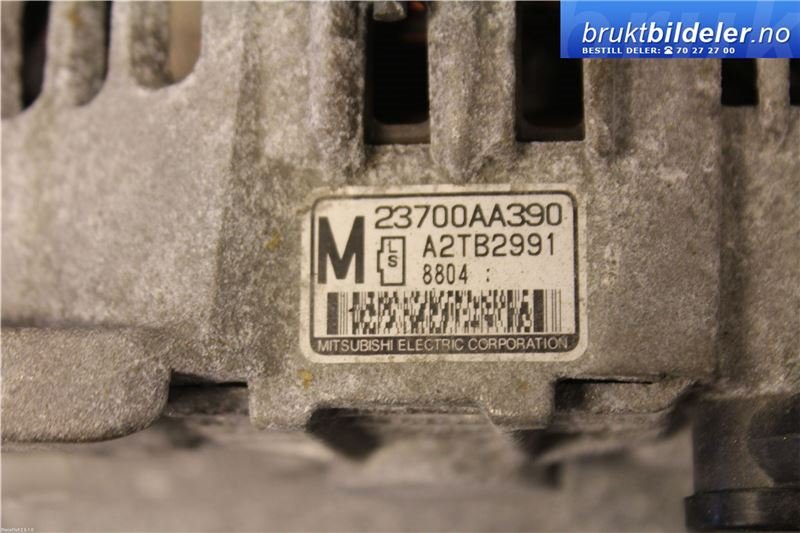 Dynamo til Subaru Impreza 1995-2000 (Type I, Fase 2)  (SUBARU||23700AA390)