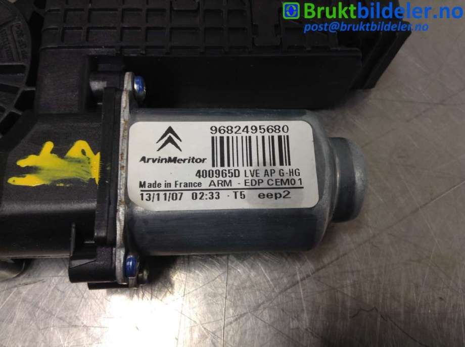 Ruteheis venstre foran til Citroën C4, Picasso 2006-2013 (Type I)  (CITROEN|9221 CY|400965D|9682495680)