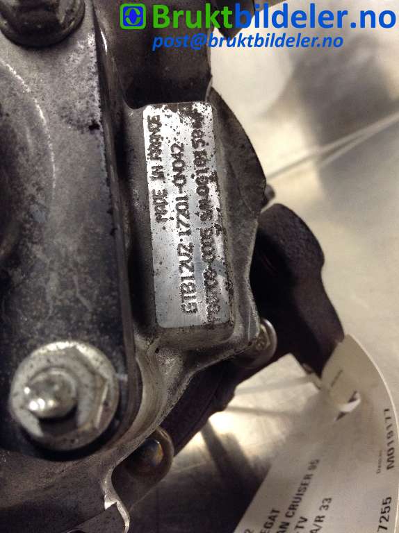 Turbo til Toyota Urban Cruiser 2009-2014  (TOYOTA|17201-0N042|GTB12VZ|)