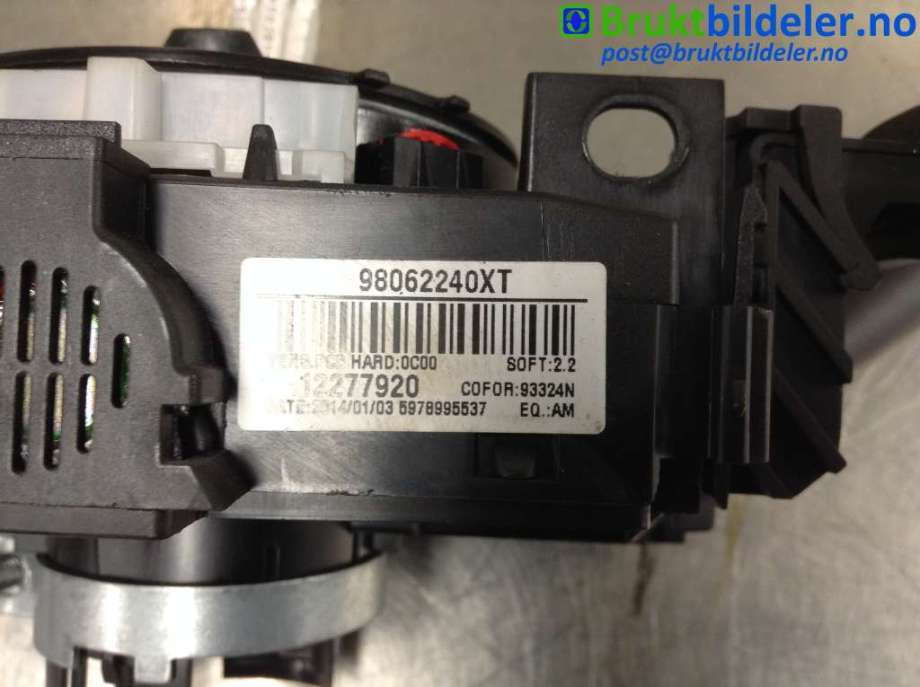 Bryter combi til Citroën Berlingo 2008-2015 (Type II, Fase 1)  (CITROEN|98 062 240 XT|12277920|)