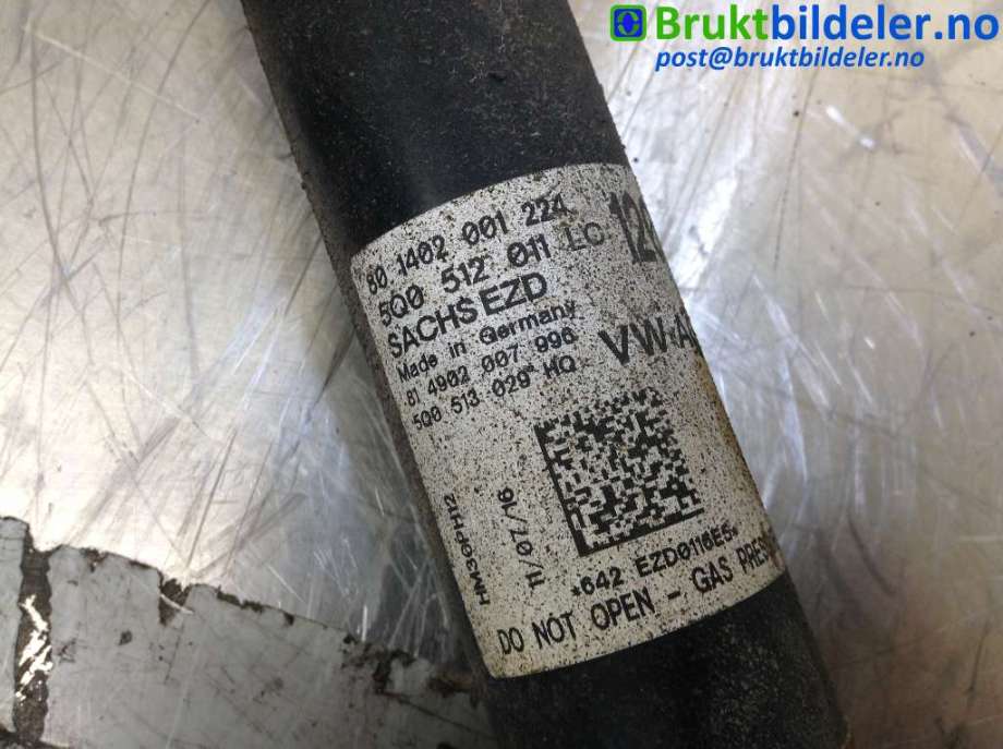 Støtdemper bak til Audi A3 2016-2020 (Type III, Fase 2)  (AUDI|5Q0 512 011 LC|80 1402 001 224|)