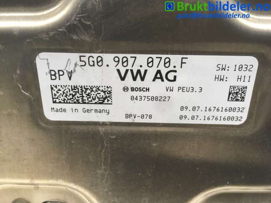 DCDC converter hybrid til Audi A3 2016-2020 (Type III, Fase 2) (AUDI|16 160 0246|1271016084|)