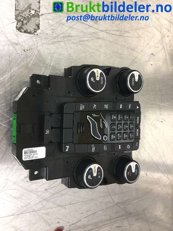 Varmeapparat betjening til Volvo V40, 2012-2019  (VOLVO|31398642)