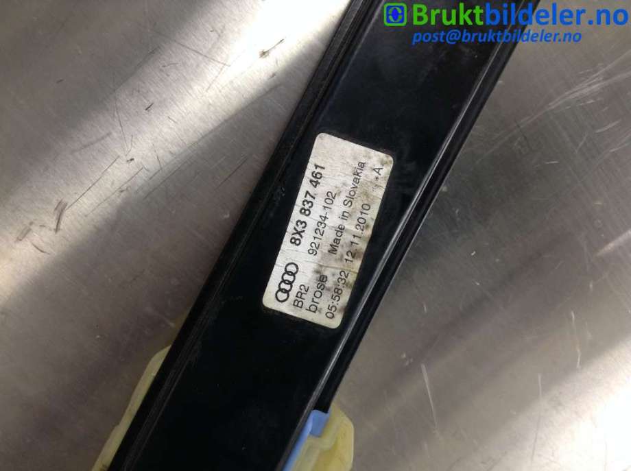 Ruteheis til Audi A1 2010-2014 (Type I, Fase 1)  (AUDI A1 AMBITION 1,2|8X3 837 461|921234-102|)