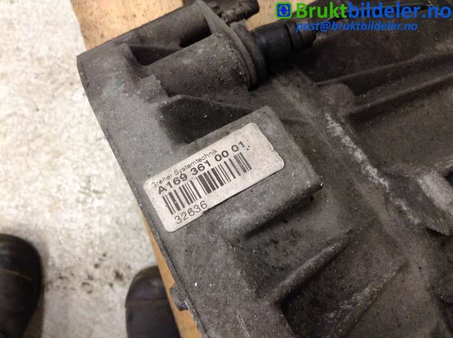 Girkasse manuell til Mercedes B-Klasse 2005-2008 (Fase 1) (W245) (W245) (MERCEDES|A 169 361 00 01|716.520 GEARKODE|)