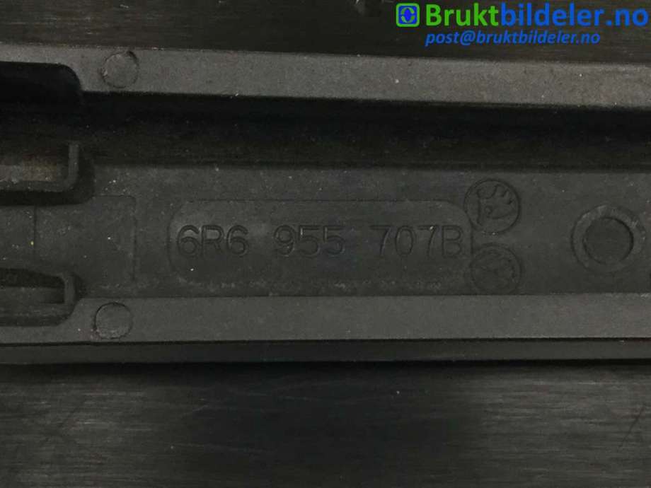 Viskerarm bakrute til VW Polo 2009-2014 (Type V, Fase 1)  (VOLKSWAGEN|6R6 955 707 B|)