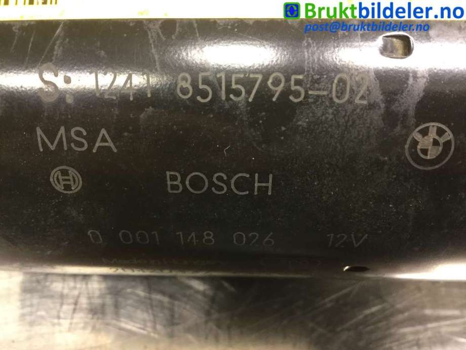 Starter diesel til BMW 3-Serie 2012-2018 (F30/F31/F34) (F30/F31/F34) (BMW|12 41 8 571 905-02|0 001 148 026|12 41 8 515 795-02)