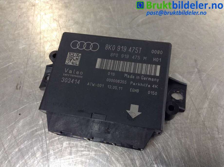 Styreenhet parkering til Audi Q5 2008-2012 (Type I, Fase 1)  (AUDI|8K0 919 475 T|000006355|)
