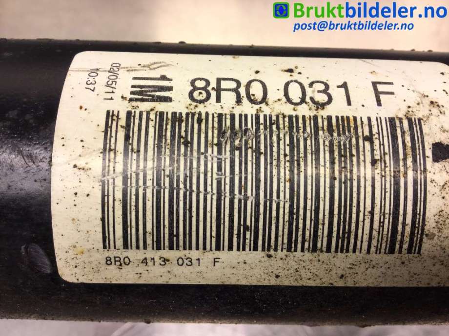 Fjærbein venstre foran til Audi Q5 2008-2012 (Type I, Fase 1)  (AUDI|8K0 412 391 F|8R0 413 031 F|8R0 411 105 AR)