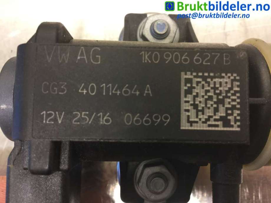 Vakuumventil til VW Passat 2015-2019 (Fase 1) (B8) (B8) (1K0 906 627 B|)