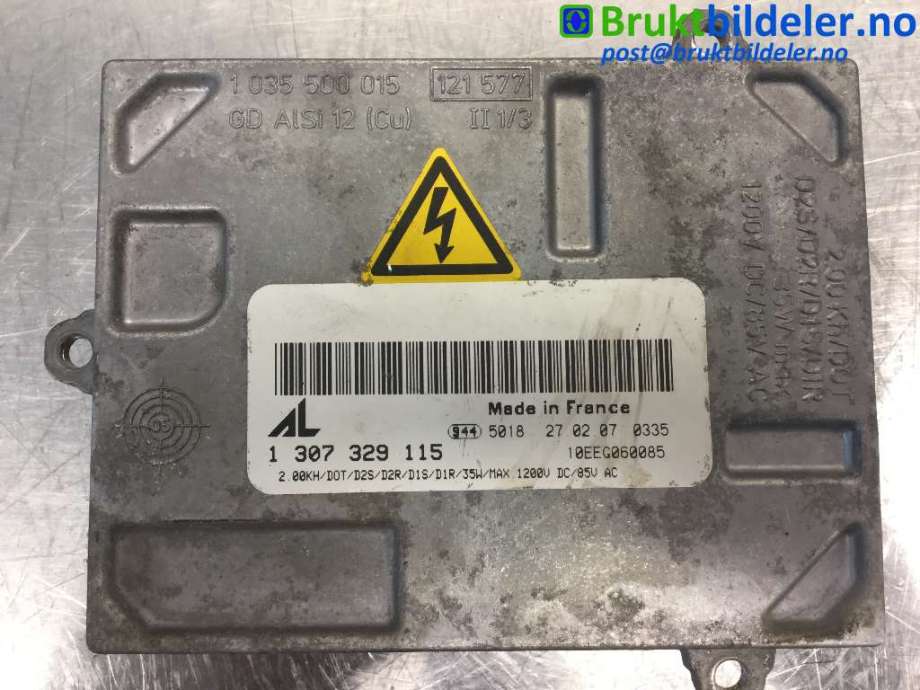 Styreenhet xenon/ballast til Audi A3 2003-2008 (Type II, Fase 1)  (AUDI||1 307 329 155|1035 500 015)