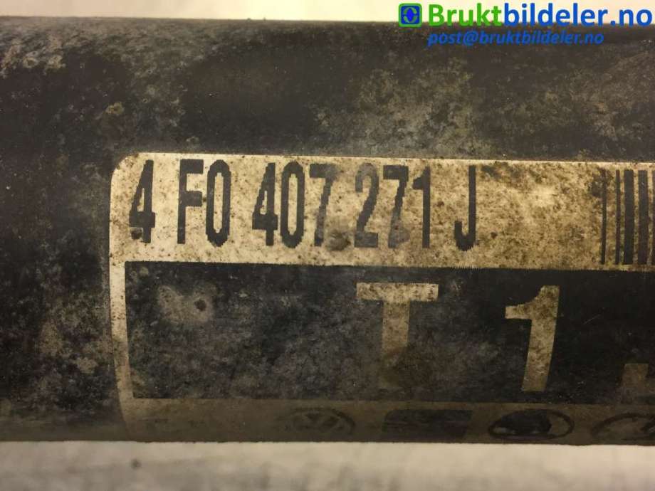 Drivaksel venstre foran til Audi A6, Allroad 2006-2008 (Type II, Fase 1) (C6) (C6) (AUDI|4F0 407 271 J|)
