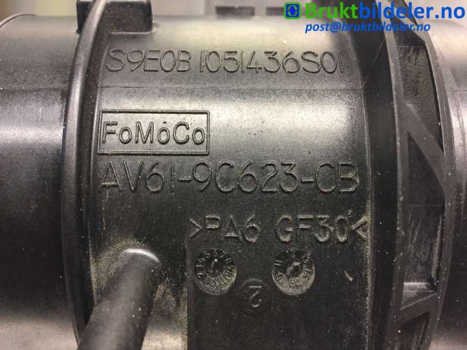 Luftmengde/luftmassemåler til Ford Transit Connect 2013-2018 Type II, Fase 1  (FORD|7M51-12B579-BB||AV61-9C623-CB)