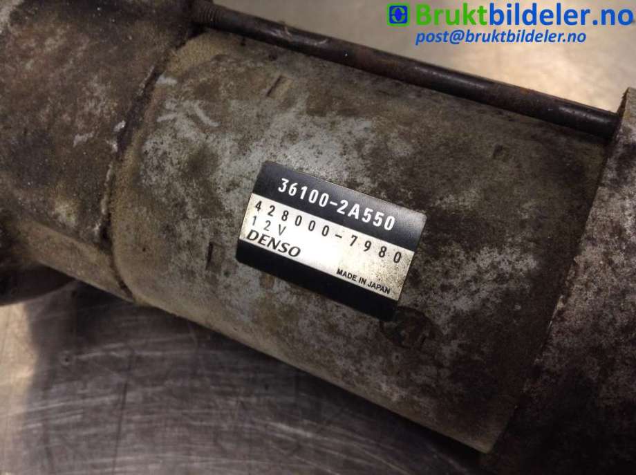 Starter diesel til Kia Sportage 2010-2016 (Type III)  (KIA|36100-2A550|428000-7980|)