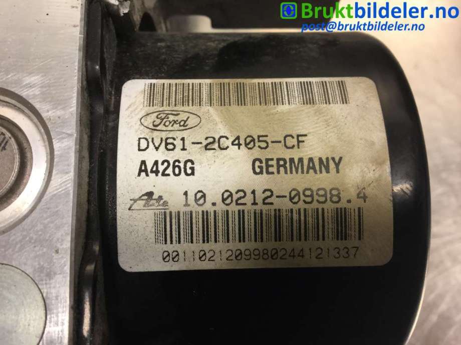 ABS sentral til Ford Transit Connect 2013-2018 Type II, Fase 1  (FORD|DV61-2C405-CF|10.0212-0998.4|10.0961-0182.3)