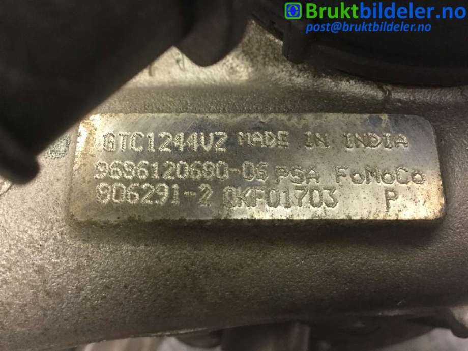 Turbo til Ford Transit Connect 2013-2018 Type II, Fase 1  (FORD|9686120680|GTC1244VZ|906291-2)