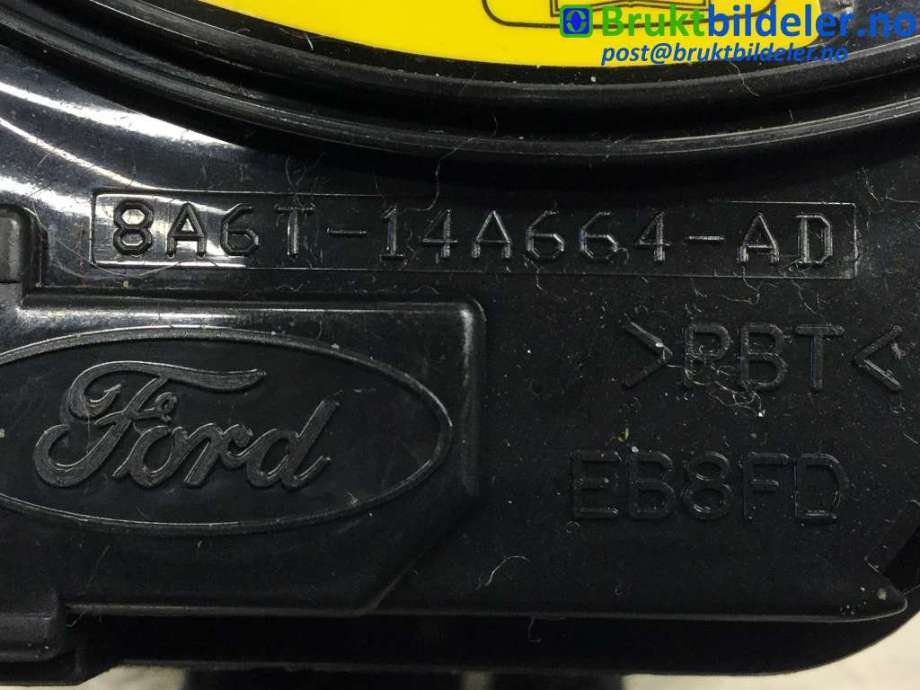 Airbag slepering til Ford Fiesta 2013-2017 (Type VI, Fase 2) (FORD|8A6T-14A664-AD|)