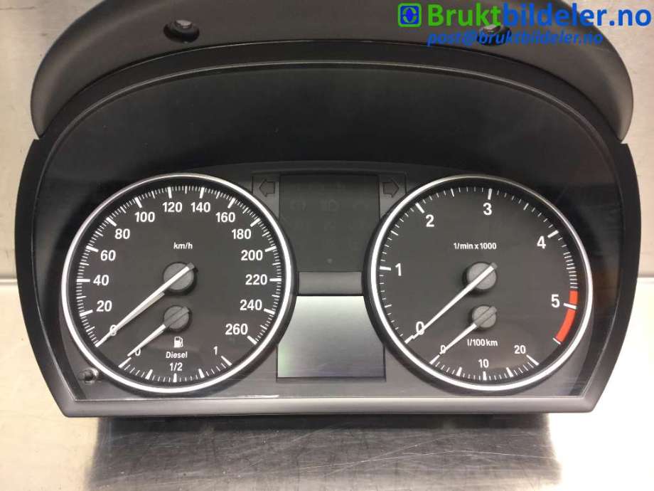 Instrumentpanel til BMW 3-Serie 2005-2011 (E90/E91/E92/E93) (E90/E91/E92/E93) (BMW|9 166 846|)