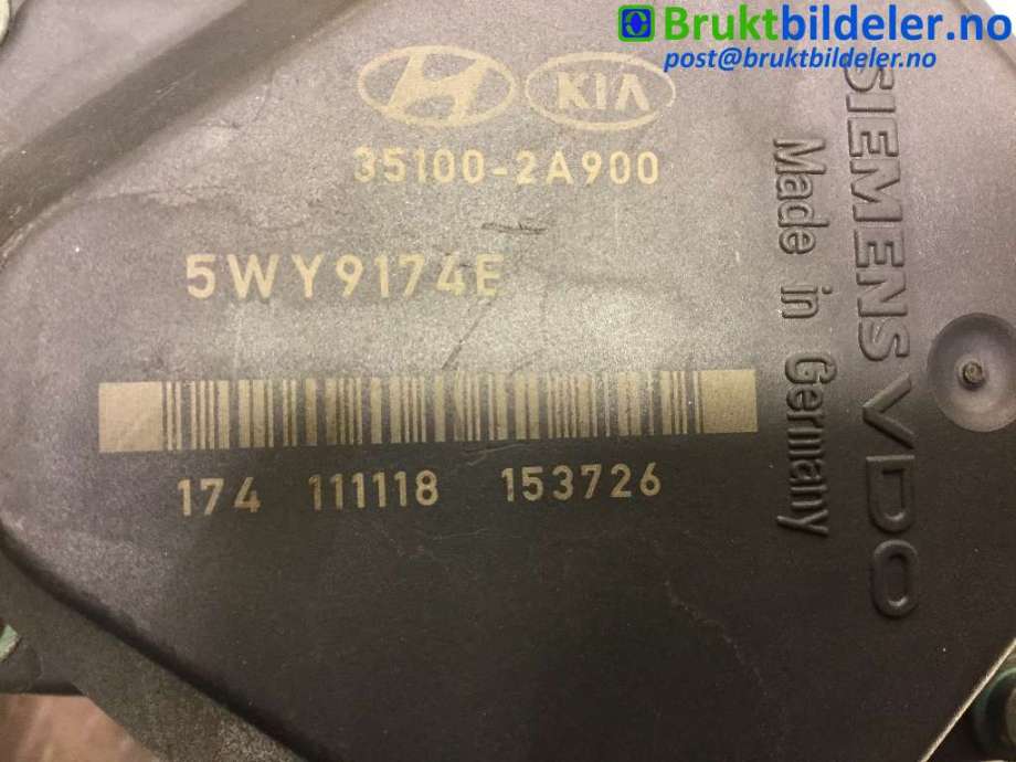 Spjeldhus til Kia Rio 2011-2017 Type III  (KIA|35100-2A900|5WY9174E|)