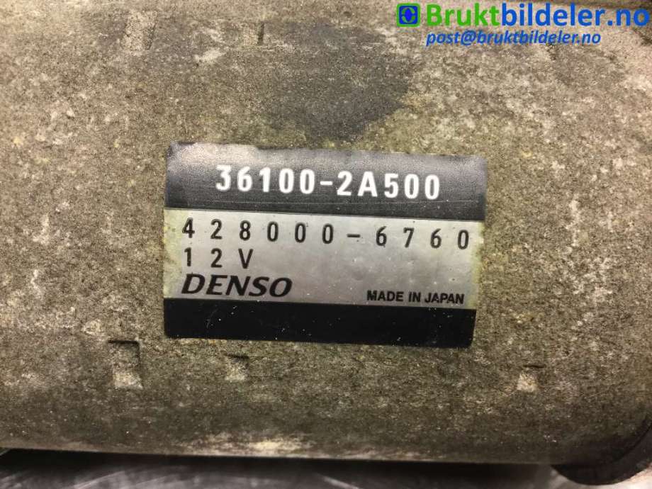 Starter diesel til Kia Rio 2011-2017 Type III  (KIA|36100-2A500|428000-6760|)