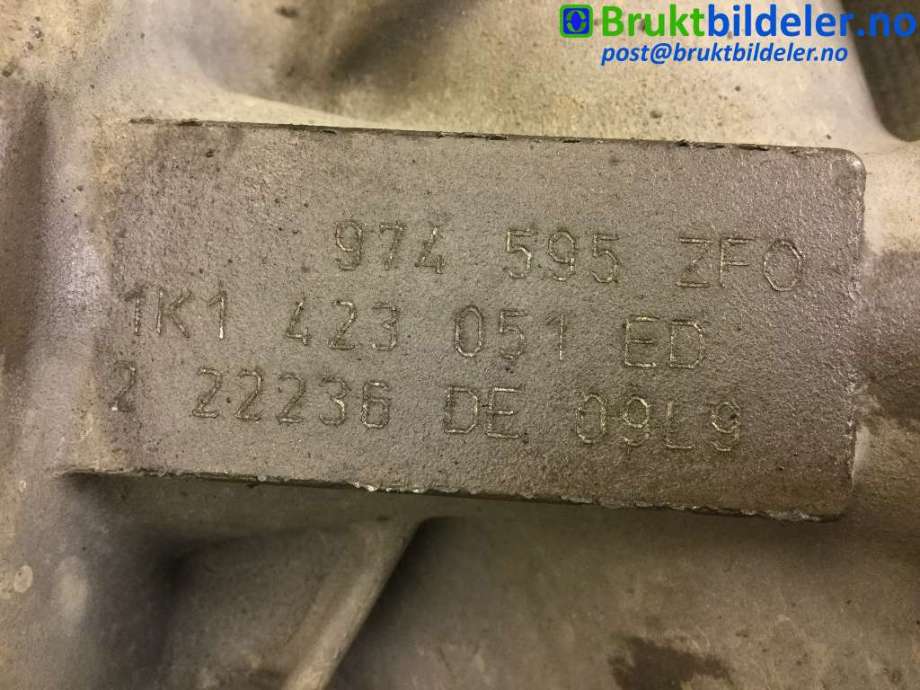 Tannstang elektrisk til VW Golf VI 2008-2012  (VOLKSWAGEN|1K1 423 051 ED||1K0 909 144 J)