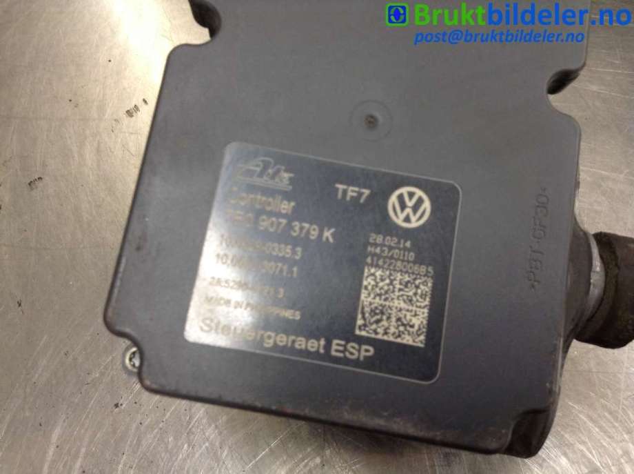 ABS sentral til VW Transporter / Caravelle 2009-2015 (Fase 2) (T5) (T5) (VOLKSWAGEN|7E0 614 517 H|10.0212-0842.4|7E0 907 379 K)