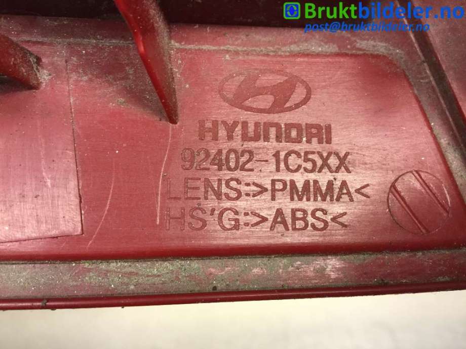 Baklykt høyre til Hyundai Getz 2002-2009  (HYUNDAI|92402-1C5XX|)