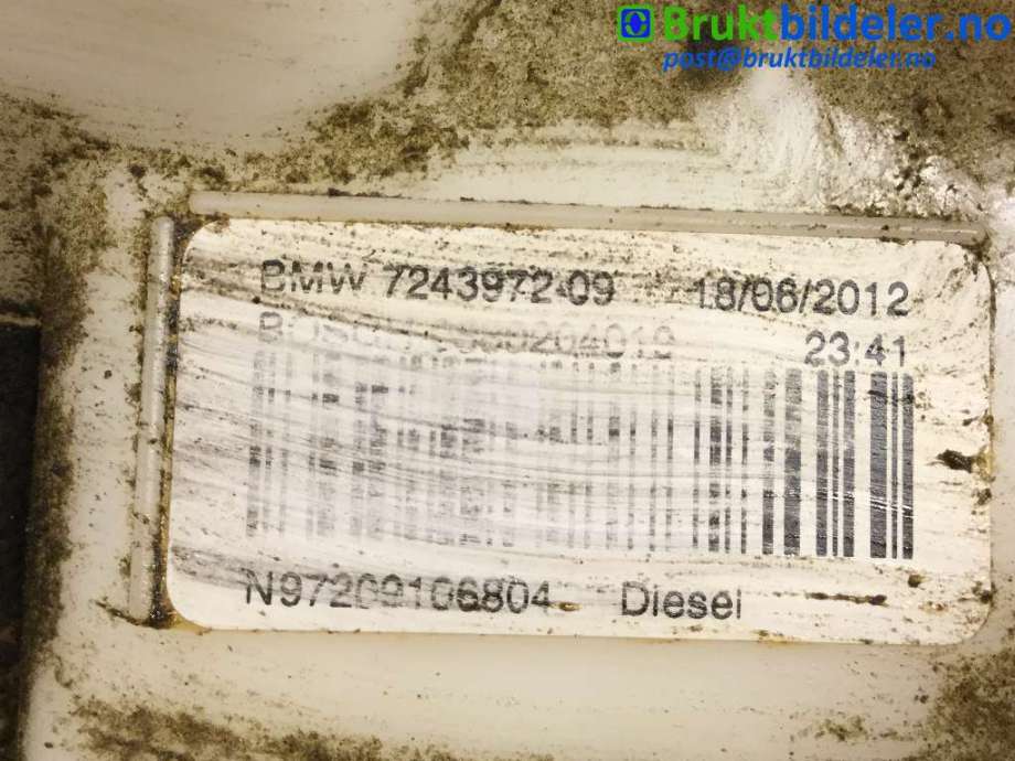 Dieselpumpe til BMW 3-Serie 2012-2018 (F30/F31/F34) (F30/F31/F34) (BMW|16 11 7 243 972|)