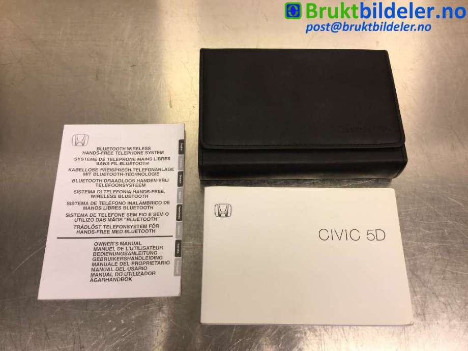 Instruksjonsbok til Honda Civic 2006-2011 (Type VIII)  (HONDA|)