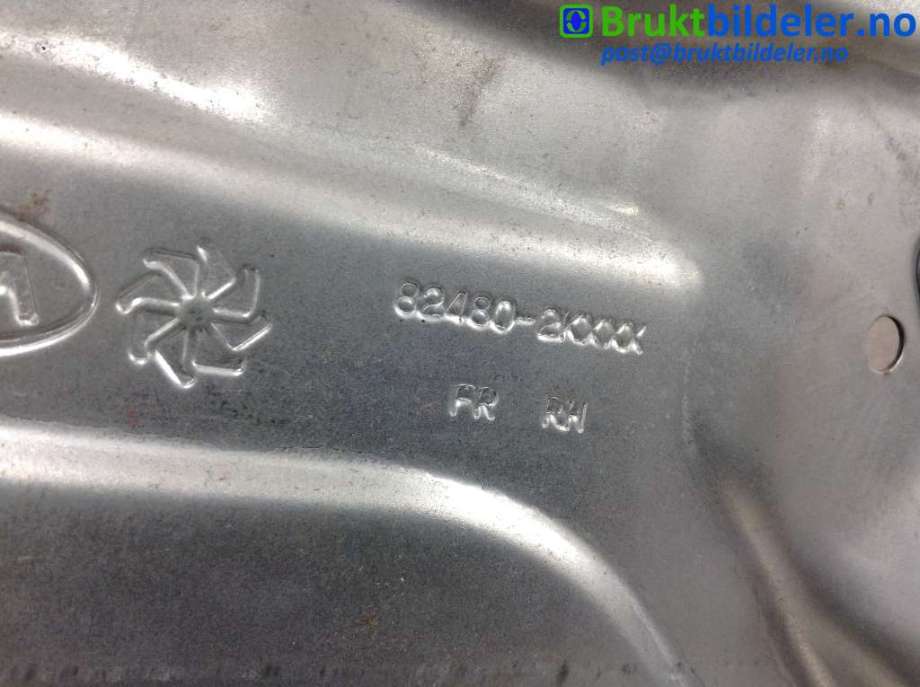Ruteheis høyre foran til Kia Soul 2009-2013 (Type I) (SOUL 12|82480-2K000|)