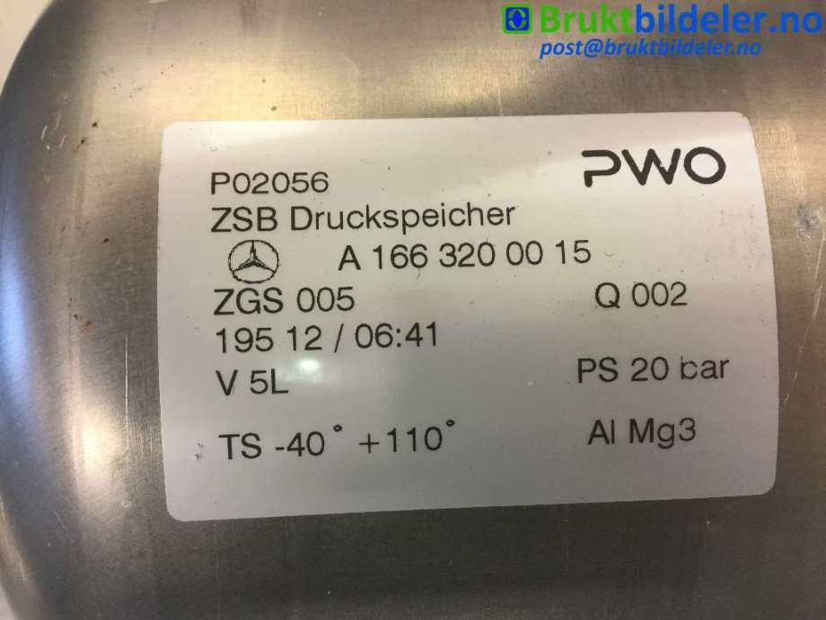Diverse deler til Mercedes ML 2011-2015 (Fase 1) (W166) (W166) (MERCEDES|A 166 320 00 15|)