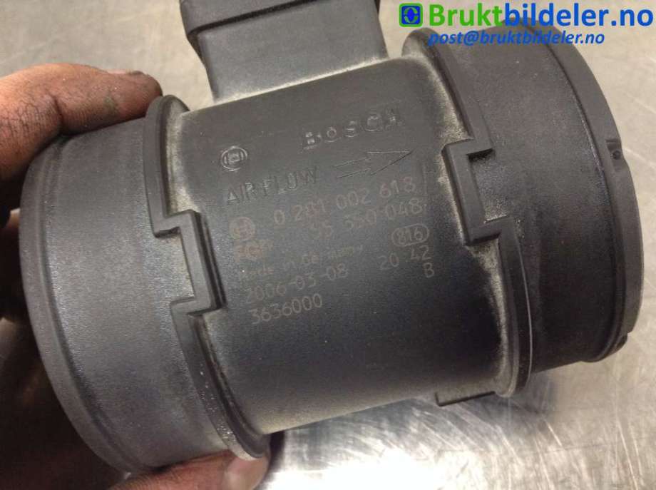 Luftmengde/luftmassemåler til Chevrolet Captiva 2006-2010 (Fase 1)  (CHEVROLET (KR)|55350048|0 281 002 618|)