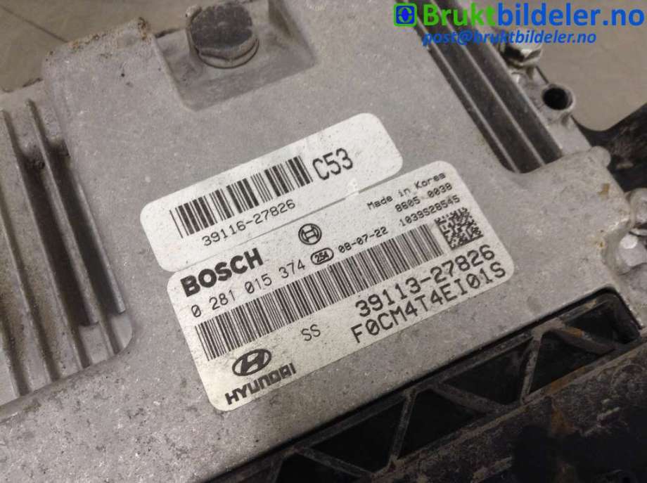 Styreenhet motor til Hyundai Santa Fe 2006-2009 (Type II, Fase 1)  (HYUNDAI|39113-27826|0 281 015 374|F0CM4T4EI01S)