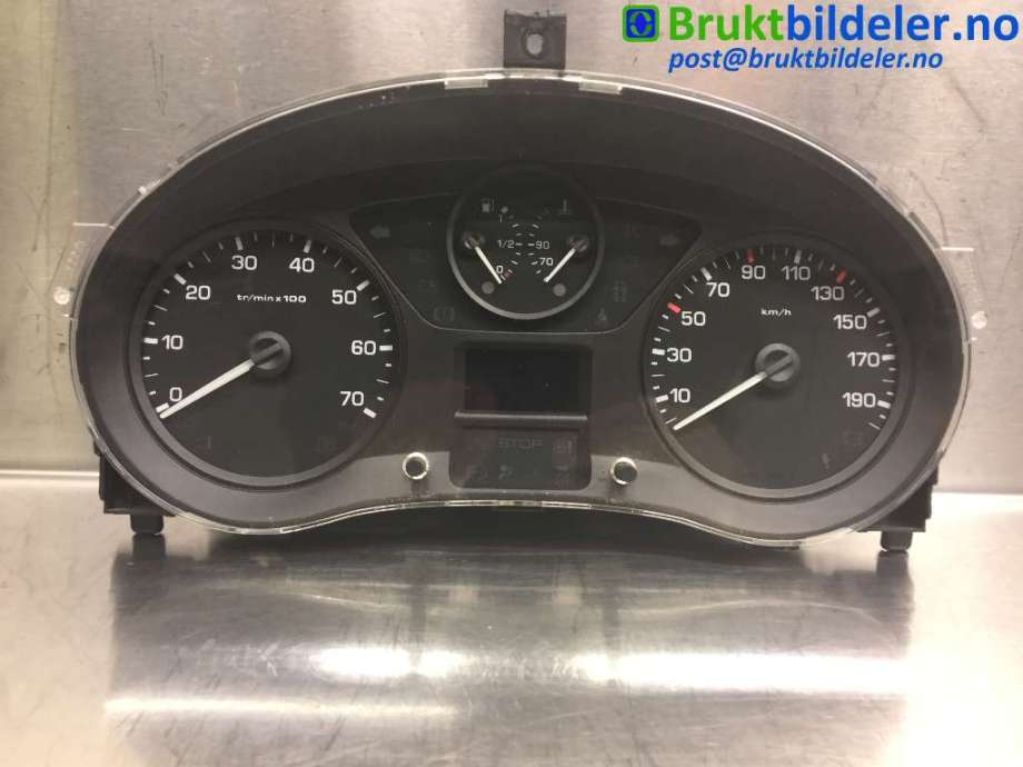 Instrumentpanel til Citroën Berlingo, 2008-2015 (Type II, Fase 1)  (CITROEN|9666904880)