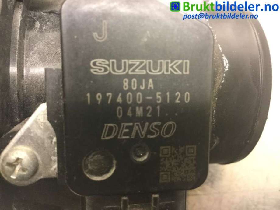 Luftmengde/luftmassemåler til Suzuki SX4 2009-2013 (Type I, Fase 2)  (SUZUKI|13800-54L00|197400-5120|80JA)