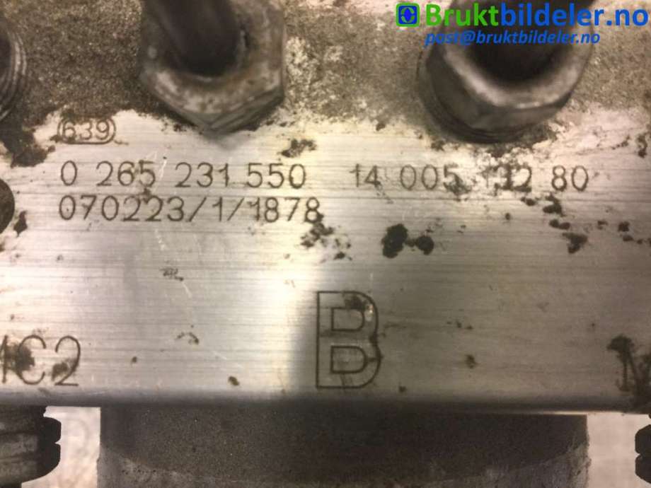 ABS sentral til Peugeot Expert 2007-2016 (Type II)  (PEUGEOT|14 010 829 80|0 265 231 550|14 005 132 80)
