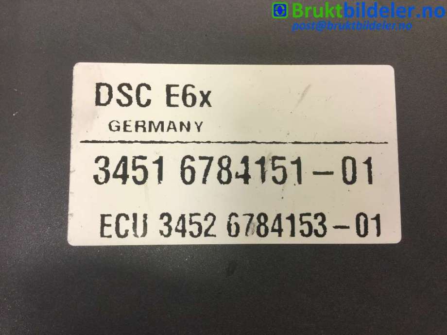 ABS sentral til BMW 5-Serie 2003-2010 (E60/E61) (E60/E61) (BMW|34 51 6 784 151-01|0 265 250 217|6 784 153-01)