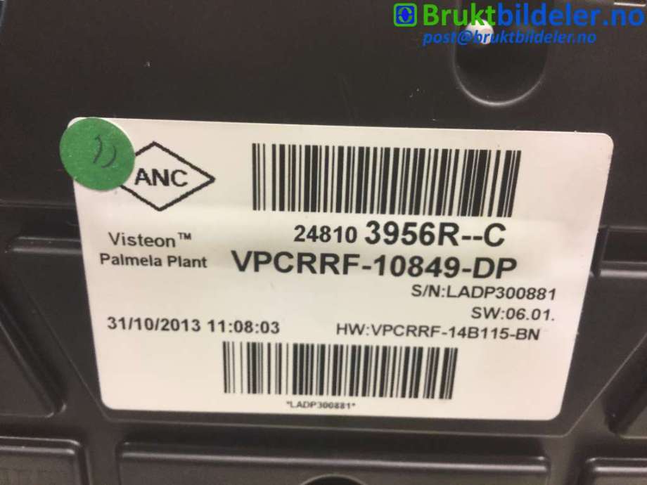 Instrumentpanel til Renault Clio 2012-2016 (Type IV, Fase 1)  (RENAULT|24810 3956R--C|VPCRRF-10849-DP|)