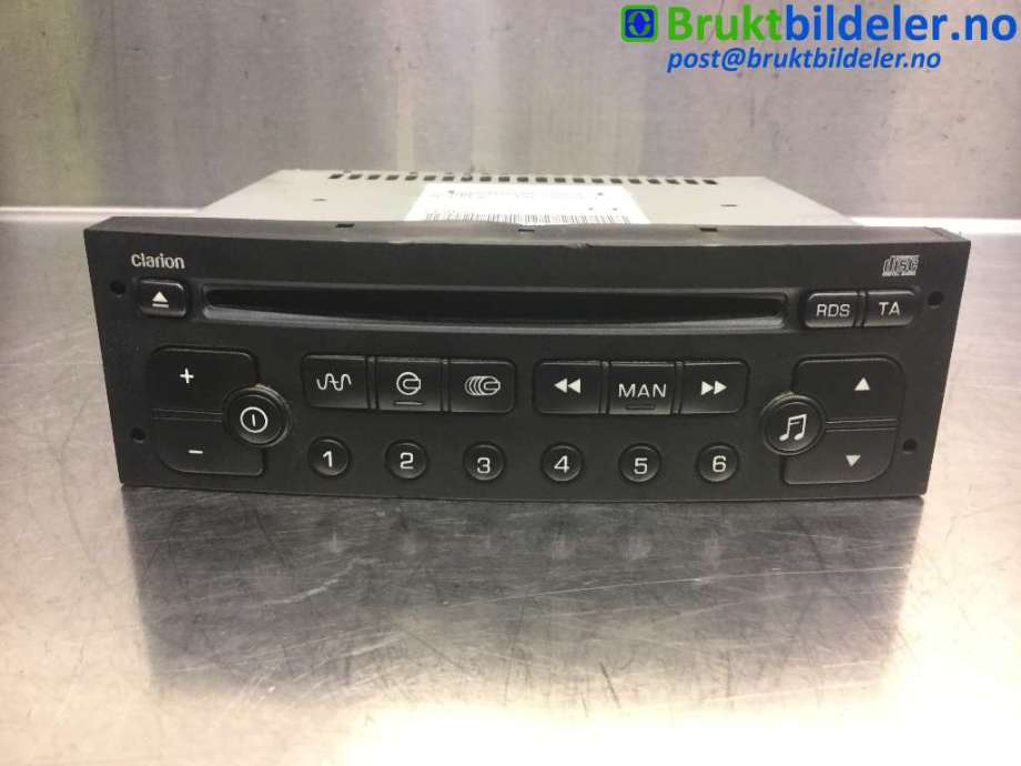 Bilstereo til Citroën Berlingo 2002-2008 (Type I, Fase 2) (CITROEN|96 627 711 XT|)